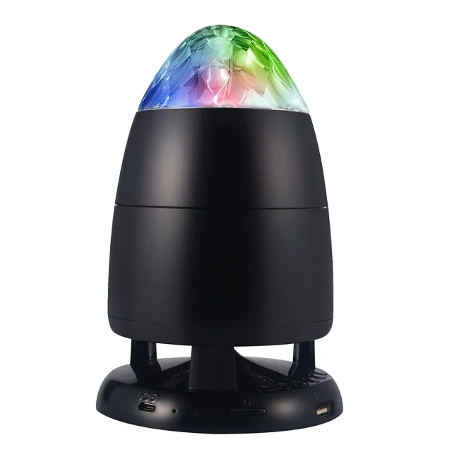 

Jumon patent Best Intelligent Crystal Disco Led Light Bluetooth Speaker, Black ,white