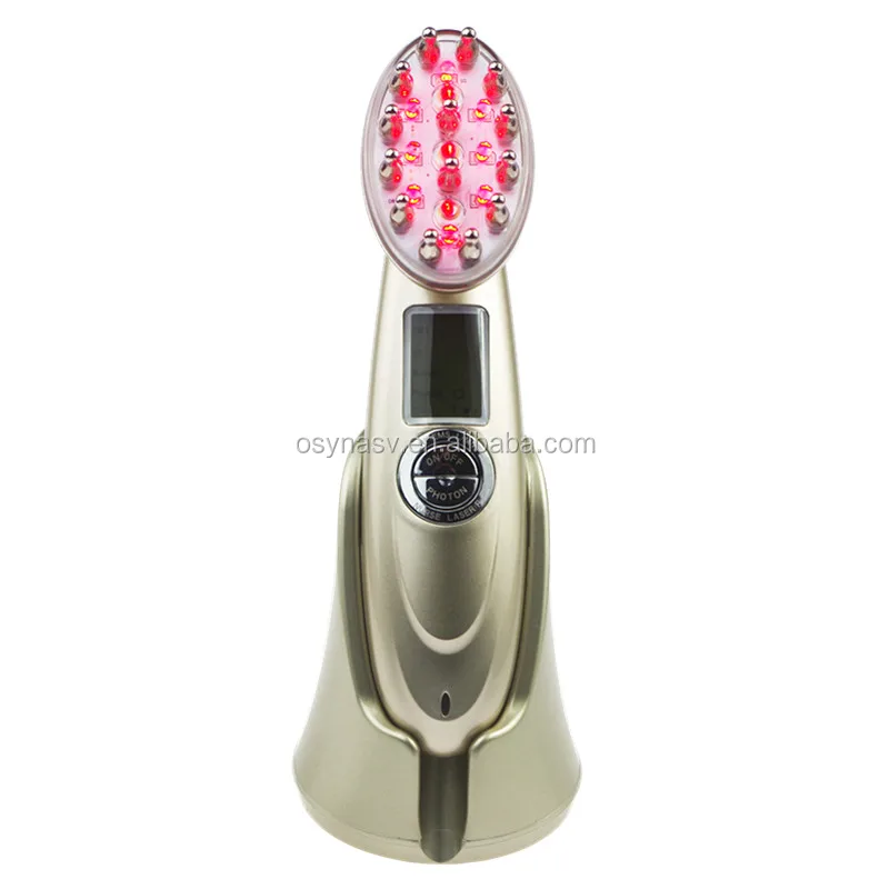 

Electric RF Laser EMS Hair Regrowth Comb Brush LED Microcurrent Laser Hair Regrowth Comb for Personal Care