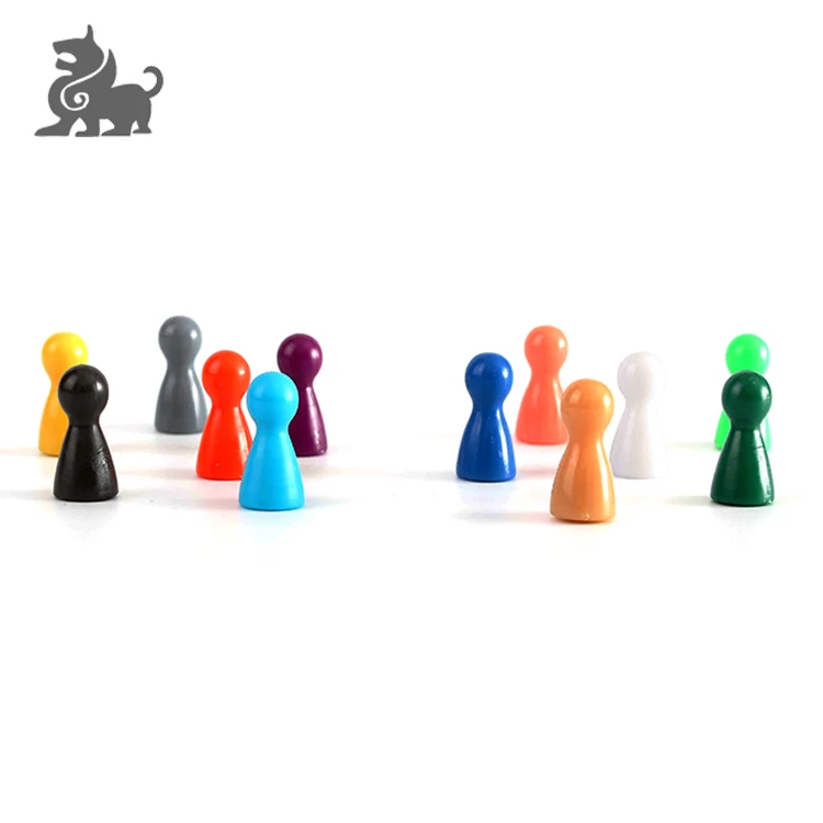 

Wholesale Colored Custom Plastic Board Game Pawn Pieces