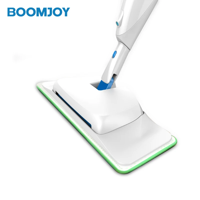 

Newly design handle sweeper n mop 2 in 1 easy floor spray mop microfiber steam mop, White