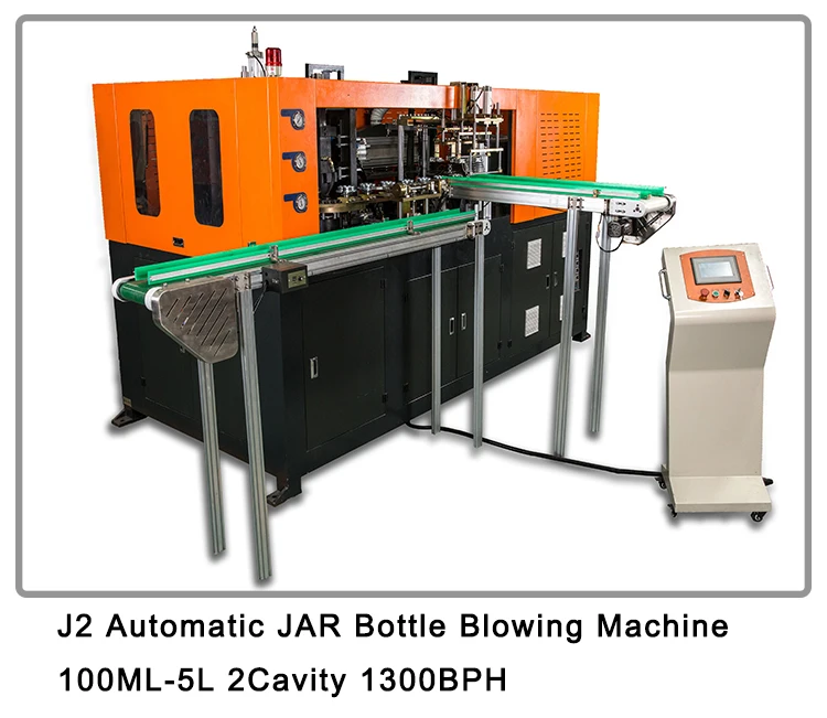 6 Cavity Fully Automatic Pet Preform Blowing Machine For 400ml Square Bottle / Water Bottles