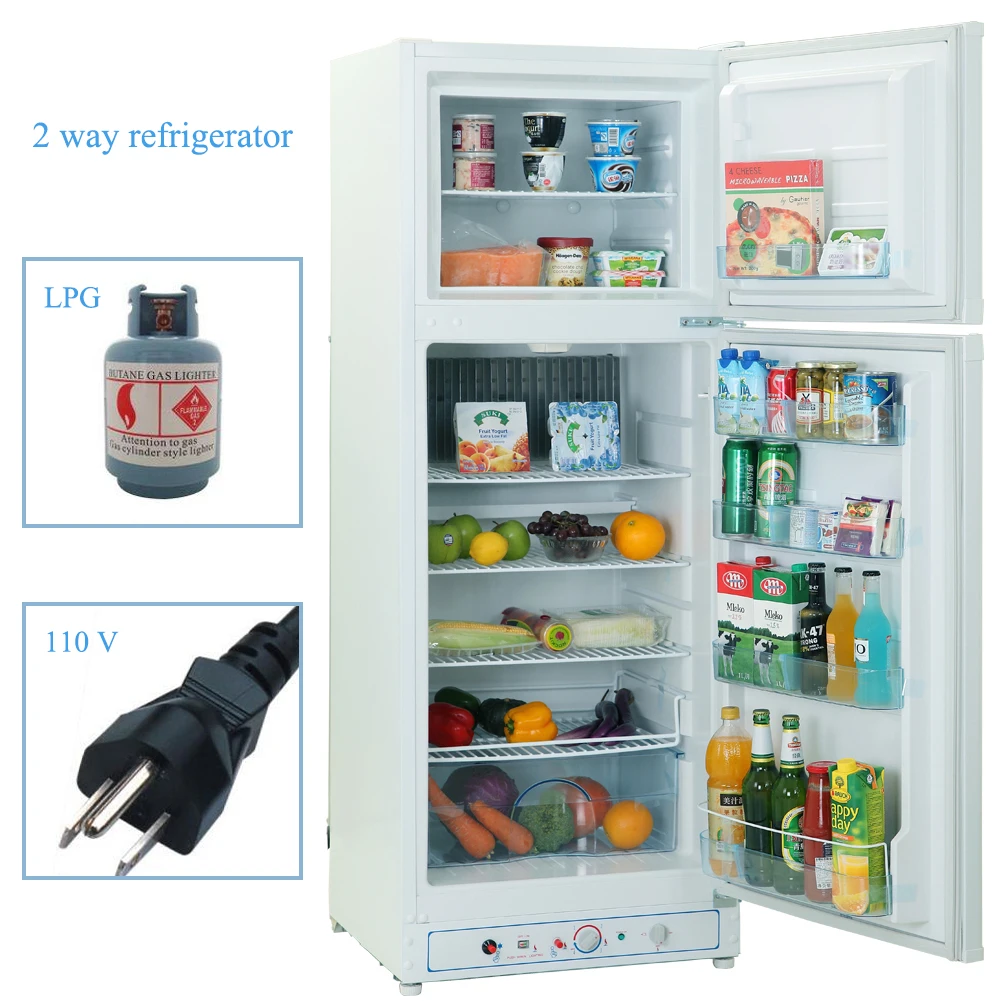 Smad Absorption Upright Lpg Kerosene Refrigerator And Freezer 110v