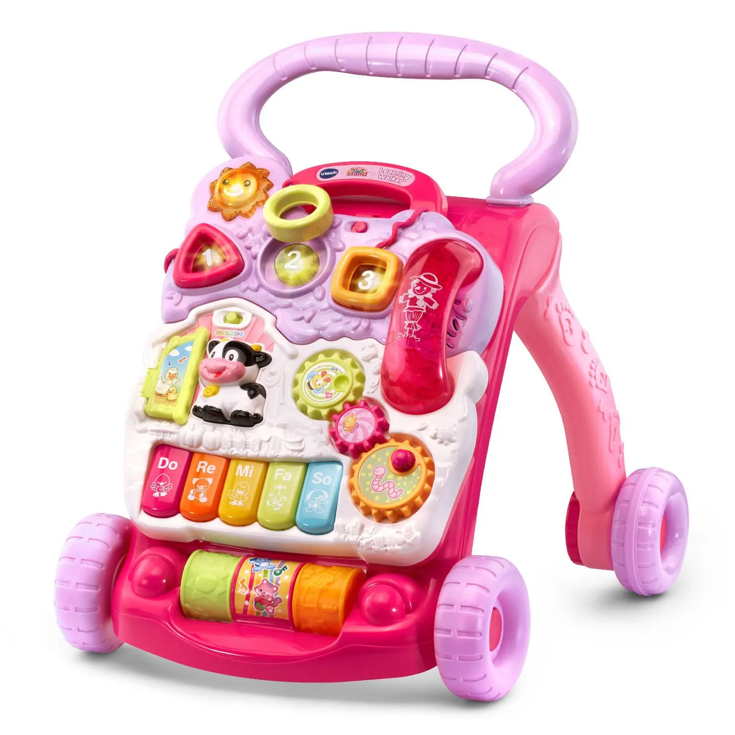 vtech sit to stand train pink