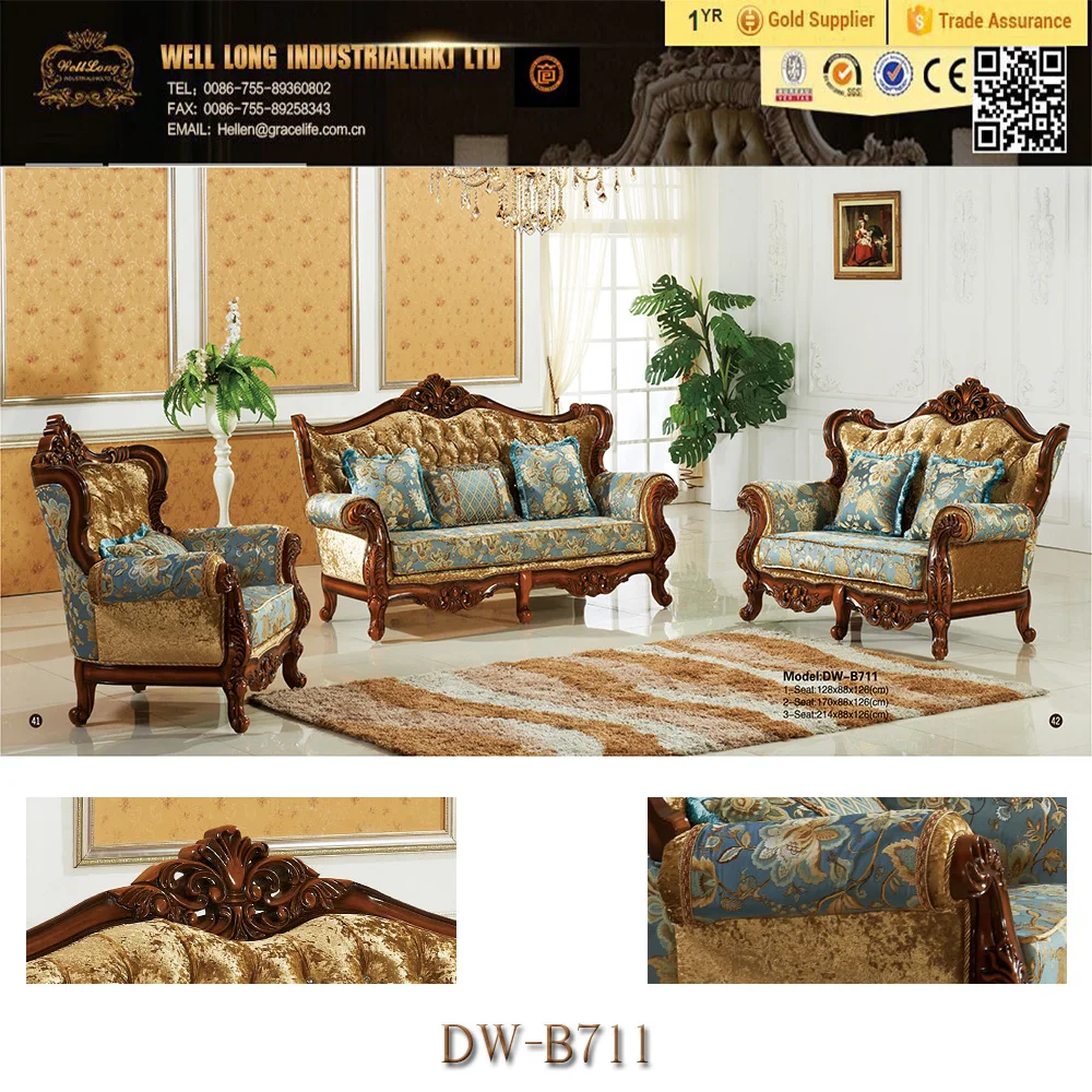 2017 Warna Warni Set Sofa Kain 321 Kursi Hotel Living Room Sofa Set