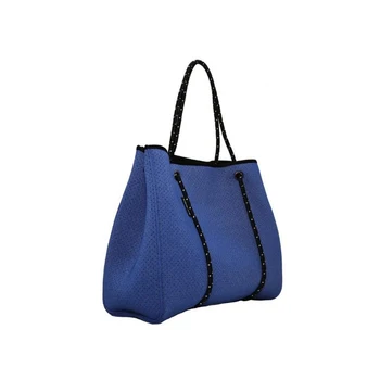 punch neoprene tote bag