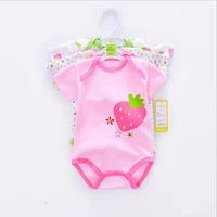 

Ropa de bebes plain bodysuit baby girl onesie 3pcs set wholesale