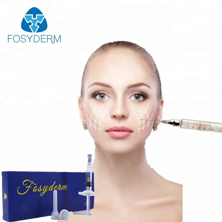 

China Made nose injection 1ml injectable dermal hyaluronic acid gel, Transparent