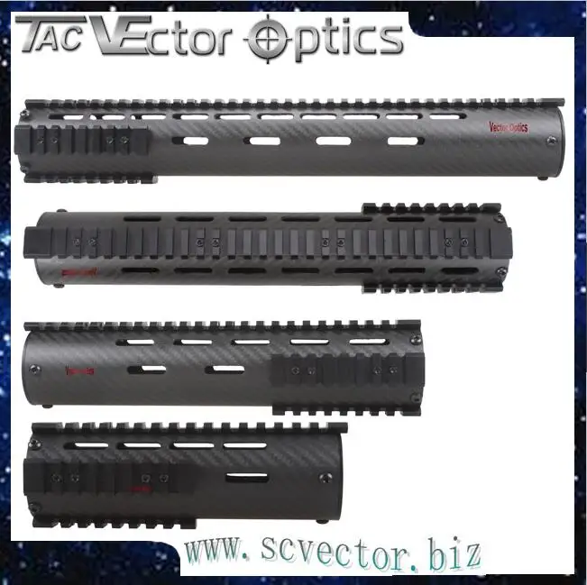 

Vector Optics Carbon Fiber Picatinny Rail Mounts Free Float 7 10" 12" 15" Handguard Mount Fit Model 4 / 15 .223 AR15