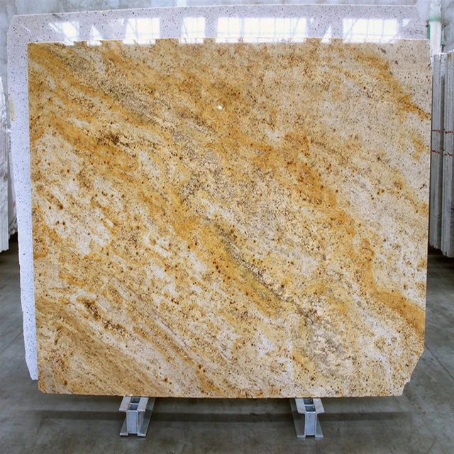 natural yellow granite colonial gold granite slab