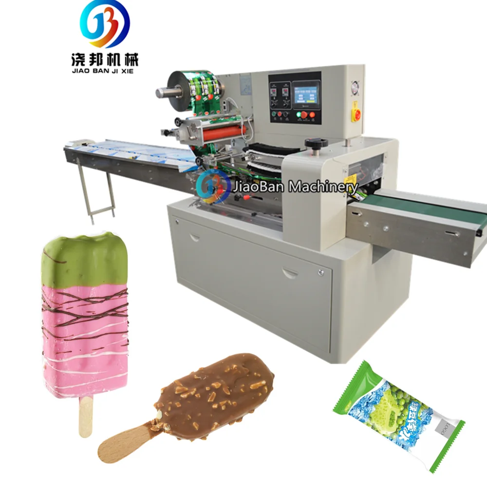 Automatic Ice Lolly Pop Packing Machine For Popsicle And Ice Cream
