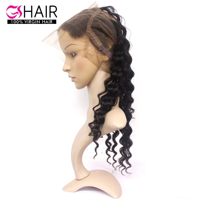 

Wholesale manufacturer drop shipping free shedding tangle loose wave super fine swiss lace 360 frontal