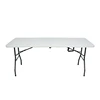 6FT simple office foldling pc table temporary meeting table spare plastic suitcase table for dining