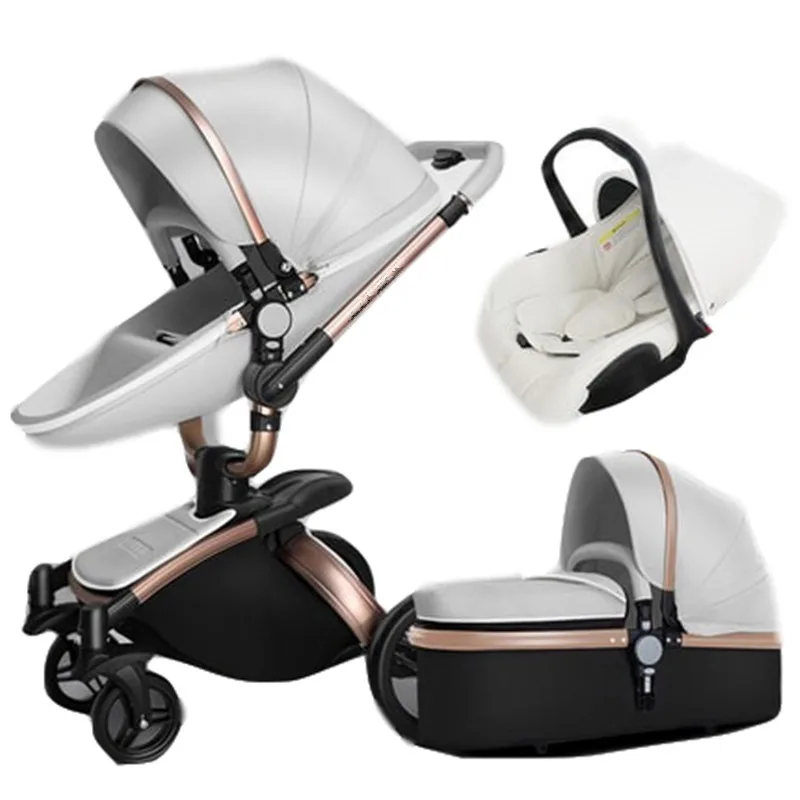 

High landscape egg shape baby stroller 3 in 1 prams, Optional or as ur request