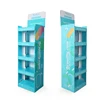 Automatic Assembly Cardboard Pop Up Floor Display Stand,Cardboard Corrugated Display Shelf Stand for Promotion