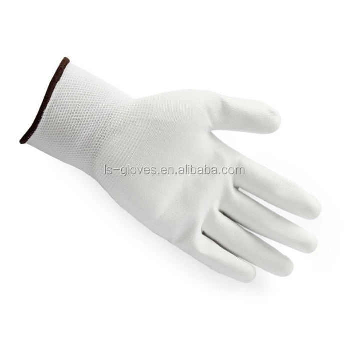 

Professional factory 13g nylon liner PU coating anti static safety working gloves, Customizable/optional