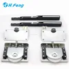 vertical double opening door slide hinge buffer damper