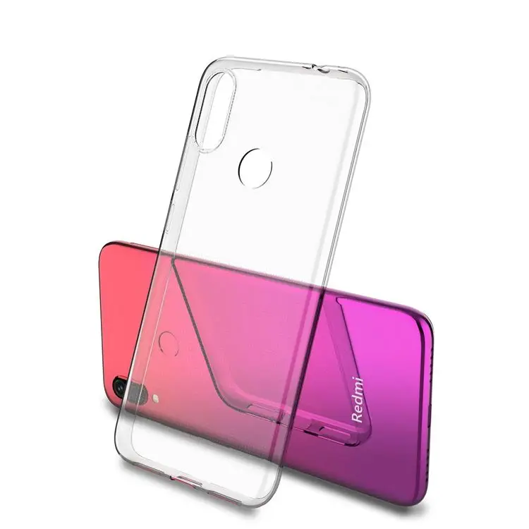 Guangzhou Factory Ultra Thin Clear TPU Transparent Phone Cover Case For Xiaomi Redmi Note 7s