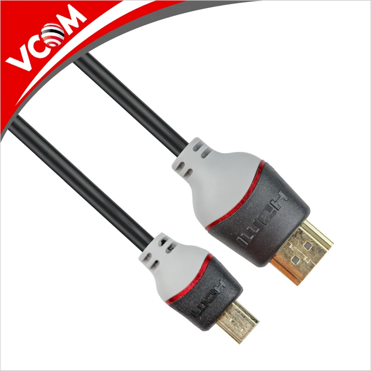 Black High Speed 4k*2k Resolution 19M Micro HDMI to HDMI Cable for Cameras - ANKUX.COM