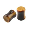 Wholesale 2015 new arrival fashion earrings ear plugs piercing Brown Tigers Eye Stone Plugs expansion kit piercing