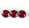 Certified synthetic corundum blood red ruby 5# loose ruby stone
