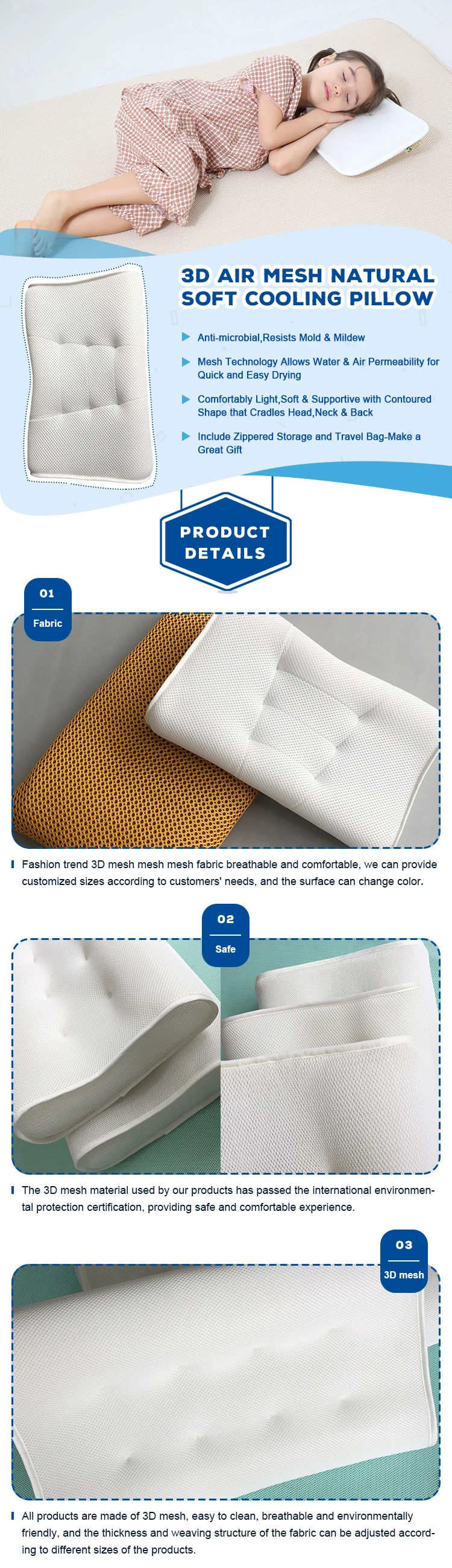 orthopedic neck pillow