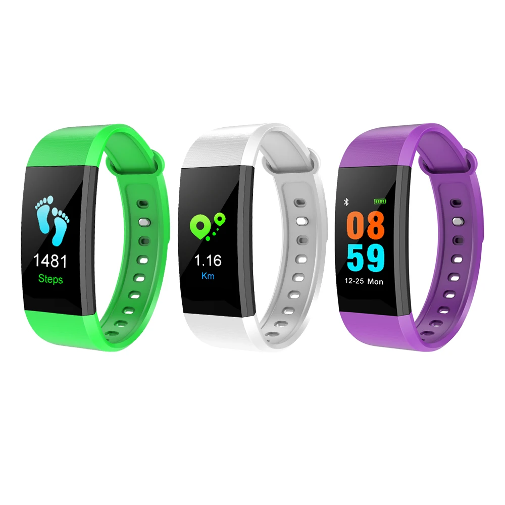 

IP68 Waterproof i9 Smart Bracelet Color Screen Heart Rate Monitor Blood Pressure Fitness Tracker Smart Sport Watch, N/a