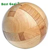 Wooden Puzzle Magic Ball Brain Teasers Toy Intelligence Game Sphere Puzzles For Adults/Kids