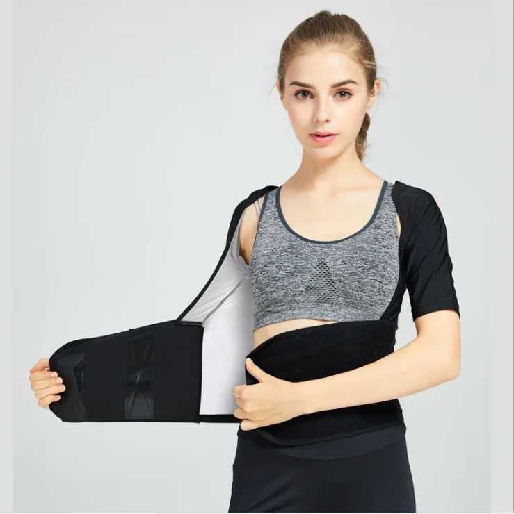 

Y348 Hot Sweat Burning T Shirt Posture Correction Sauna Body Shaper Belt