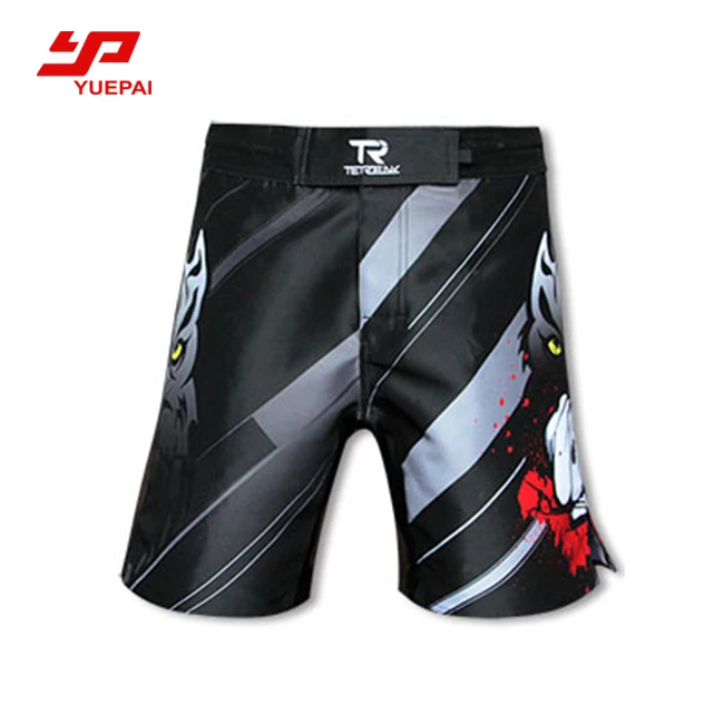 

Custom sublimated printed fight short, men's boxer boxing mma shorts