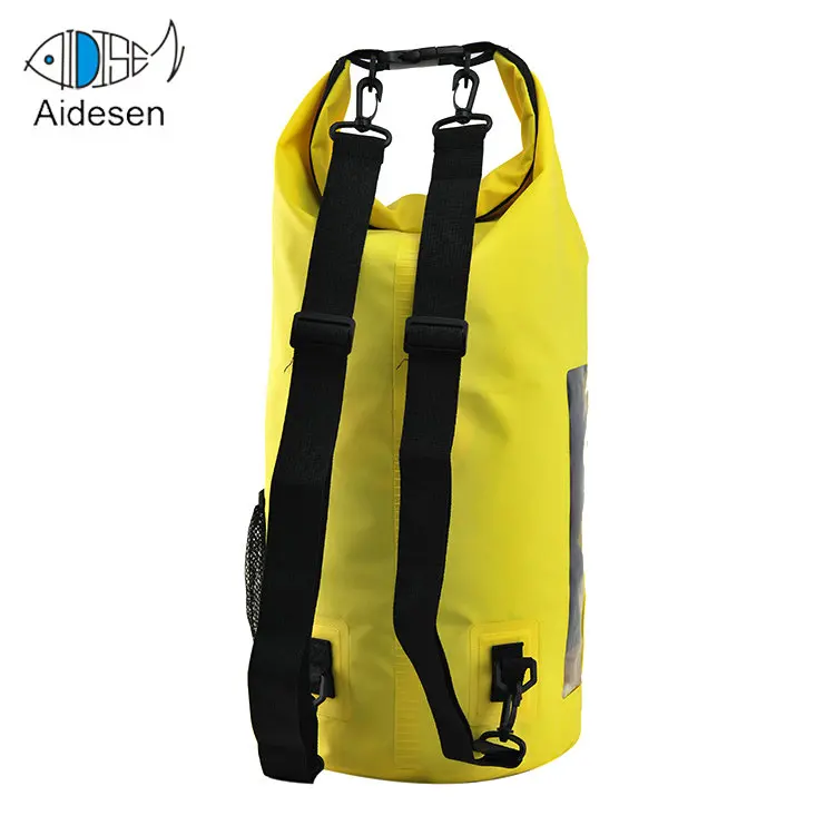 Custom 10l Dry Bag With Zipper Pocket Waterproof Backpack Dry Bag