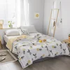 Professional manufacturer cheap Thin Lightweight Microfiber patchwork custom printed 100% polyester quilt