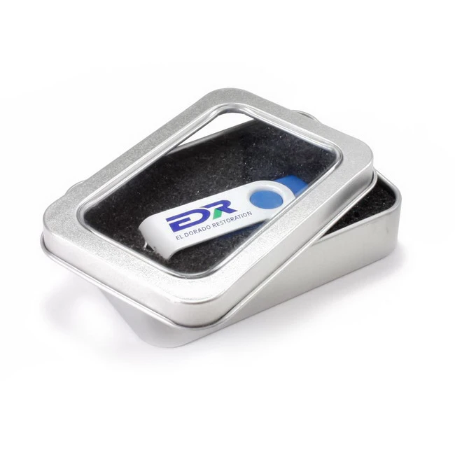 Wholesale Metal Box Usb Swivel Usb 2.0 Memory Stick 512MB - ANKUX.COM