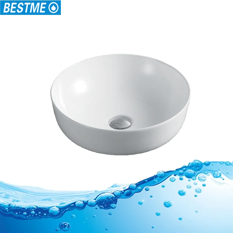 Lavatory Round Popular Ceramic Hand Wash Art Basin Polished sinks bathroom