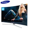 55 inch 3840*2160P UHD 4K Curved LED TV with 2.4G/WIFI Module,support wire-less mouse and WIFI cache up to 512K