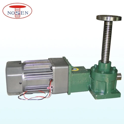 customize electric hydraulic floor screw jack 20T with motor 