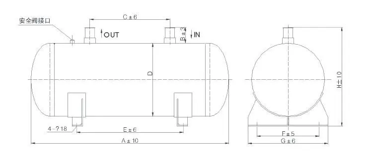 Hstars Factory Price high pressure vessel,oil separator pressure vessel, Pressure Vessel