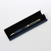 easy carry new package idea metal strip trim logo engrave luxury half round Pu leather pen box case tube for single pen
