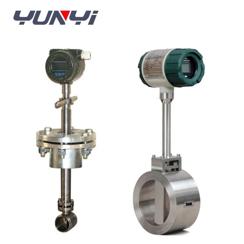 gas liquid steam vortex flowmeter water