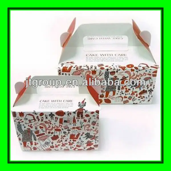 Custom colored cake boxes