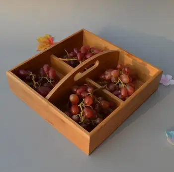 rectangular wooden tray