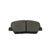 Semi metallic brake pads with anti noise shim