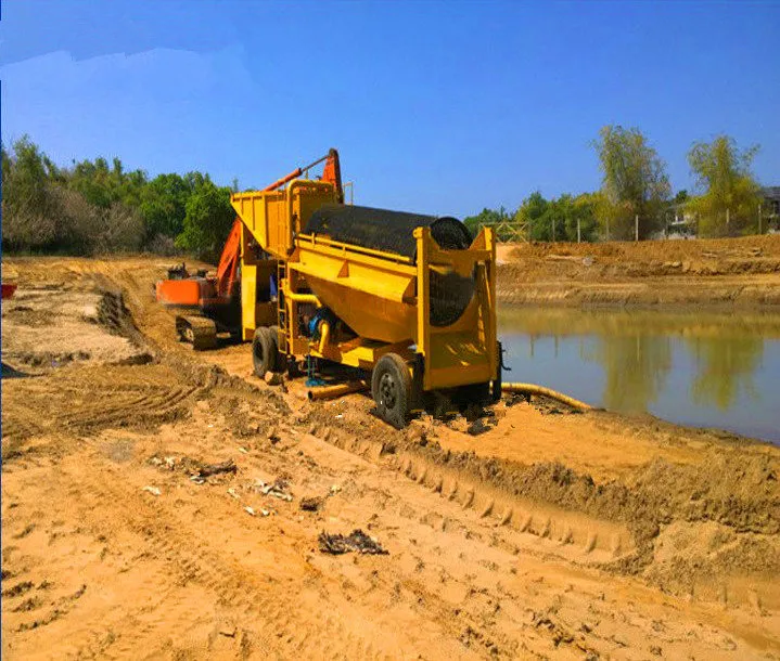 Land use Gold Washing Plant with gold separators