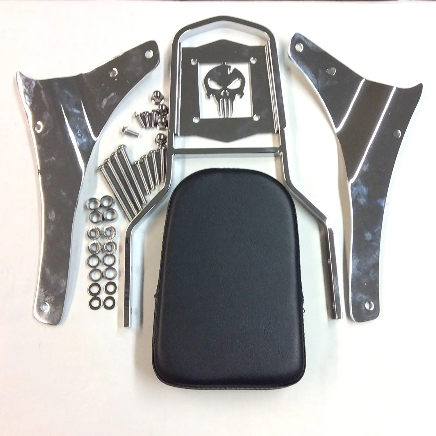 VZ800 Krator Sissy Bar Backrest Motorcycle Passenger Seat Pad For 2005-2012 Suzuki Boulevard M50