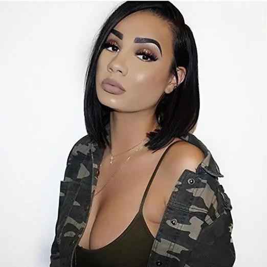 

Charming short bob cut wigs glueless virgin malaysian short full lace human hair wigs bob for black women