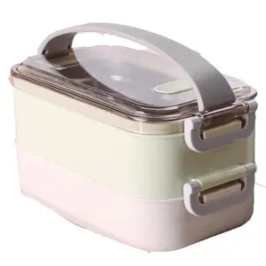 leak proof thermal stainless steel lunch box with air hole