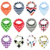 12 Pcs Baby Bibs for Boy Girl Bandana Bib Burp Cloth Print Animal Triangle Cotton Baby Scarf Meal Collar Burp Baby Accessories