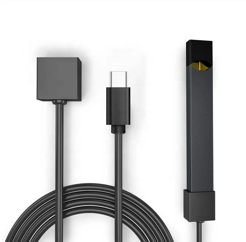 IBROUGHT Unique design charger cable for JUUL E-cigs(charge your for JUUL directly by your mobile phone)