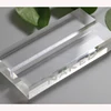 Beveled Rectangle Acrylic Base 1 in thick x 3 in x 4 in sign holder base with slot