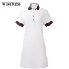 Women Long Shirt Comfort Stretch Polo Dress,Latest Modern Women Casual Dresses Polo Dress
