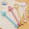Cartoon china novelty pen factory customizable fancy key shape gel ink pen